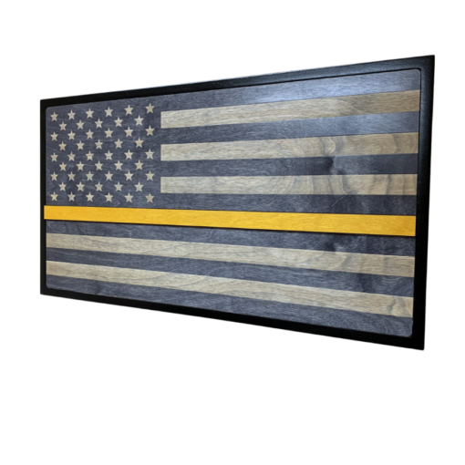 Yellow Line Service Flag  - Made in the USA - Image 2