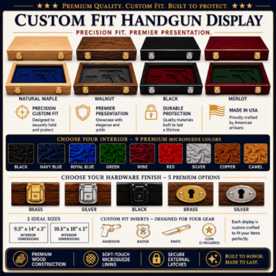 Custom Fit Handgun Display