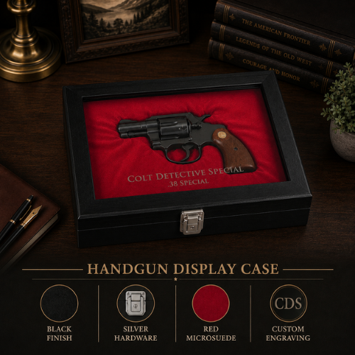 8in Handgun Display - Glass Top - Image 3