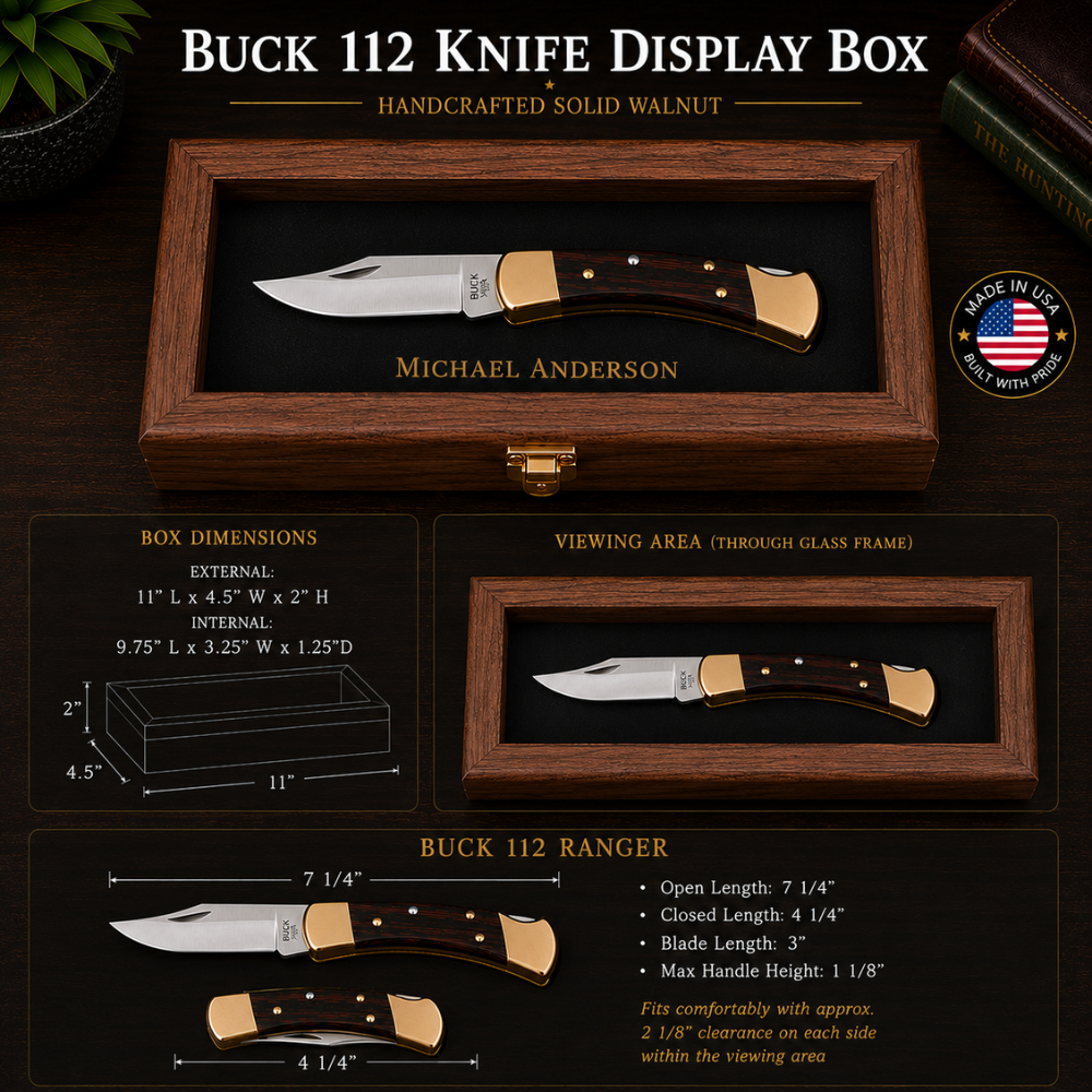 Buck 112 Ranger Display – Small | The Wood Gallery
