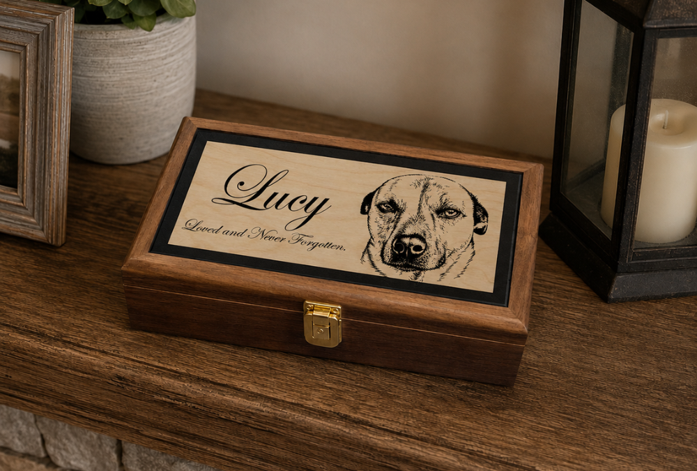 Pet Memorial Urn Box